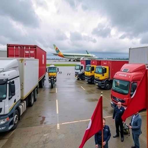 国务院联防联控机制举行新闻发布会 通行证网上办理多渠道发放 三十一个应急物资中转站启用(图1)